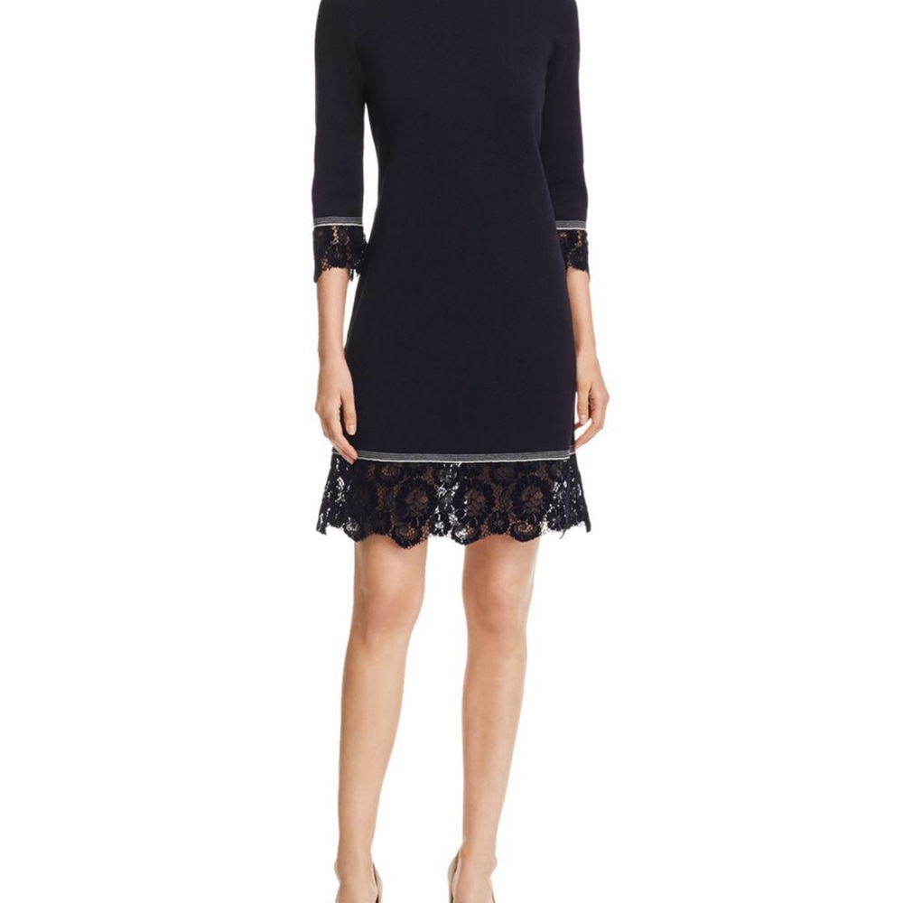 Tory Burch Coralie Lace Trim Dress